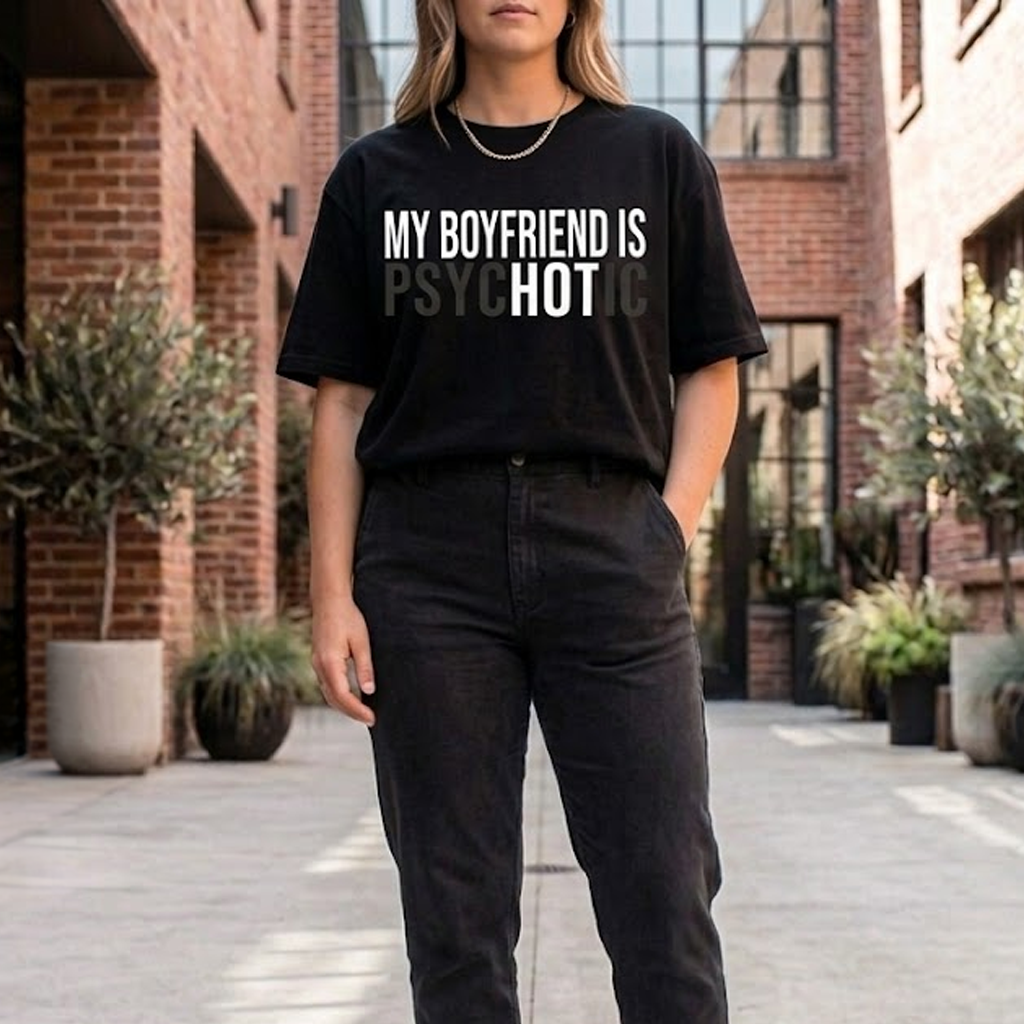 My Boyfriend is Psychotic egyedi poló